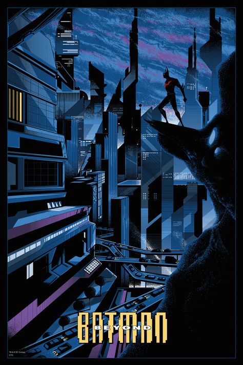 Mondo Batman Beyond Mondo Screenprinted Poster Batman Beyond Terry, Kilian Eng, Batman Show, Batman Painting, Bob Kane, Batman Poster, Screen Print Poster, Batman The Animated Series, Batman Universe