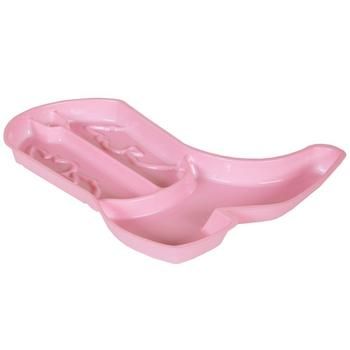 Dimensions: 1" H x 10.25" W x 12" D Material: Plastic Color: Pink Care & Safety: Hand Wash Only Quantity: 1 Style a western table spread with this Cowboy Boot Tray. It has a classic cowboy boot shape perfect for serving veggies, deli meats, cheese, fresh fruit, and more. The boot is separated into three sections so you can space out each food type as you need. Make every part of your next country-themed party a spectacle, down to this rootin-tootin serving tray! Duke And Boots Party, Dallas Cowboys 1st Birthday Party, Classy Cowboy Party, First Rodeo Table Decor, Pink Western Birthday Party, Country Themed Birthday Party, Cowgirl Centerpieces, Cowgirl Party Food, Rodeo Theme Birthday Party