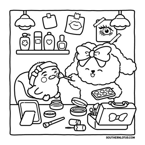 Bobbie Goods Winter Coloring Pages, Cute Drawing Pages, Cosy Colouring Pages, Hygge Coloring Page, Fuzzy Hygge Coloring Book Pages, Fuzzy Hygge Coloring Pages, Fuzzy Hygge Coloring Book, Ipad Coloring Pages, Coco Wyo