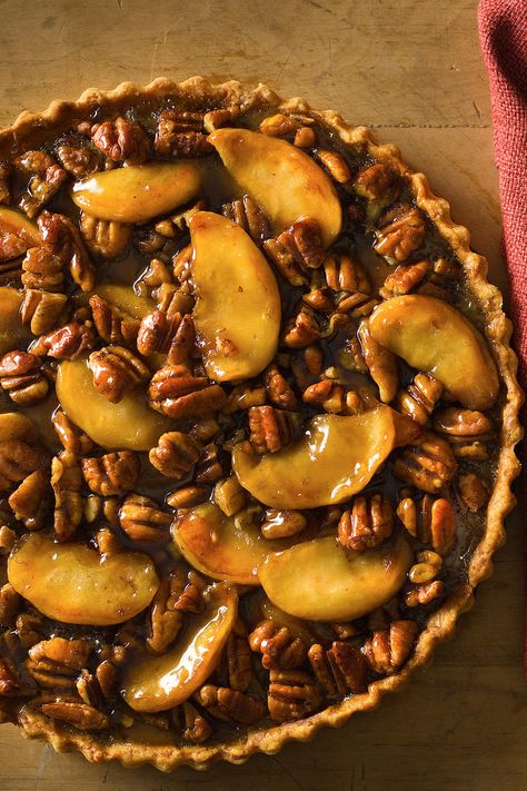 Pecan Tart Recipe, Pecan Tarts Recipe, Pecan Tart, Bourbon Balls, Apple Cream, Pecan Tarts, Corn Recipe, Maple Pecan, Crumble Recipe