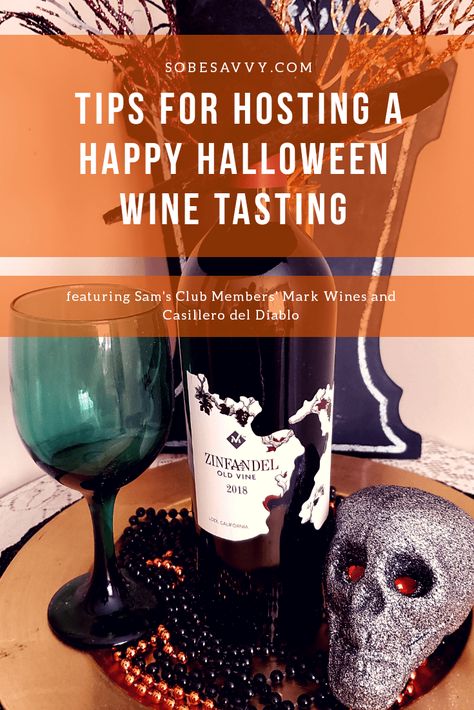 Halloween Wine Tasting Party, Witches And Wine Party, Halloween Wine Party, Halloween Wine Night, Wine Club Themes, Hallowine Party, Wine Walk, Wine Party Theme, Easy Halloween Party Food