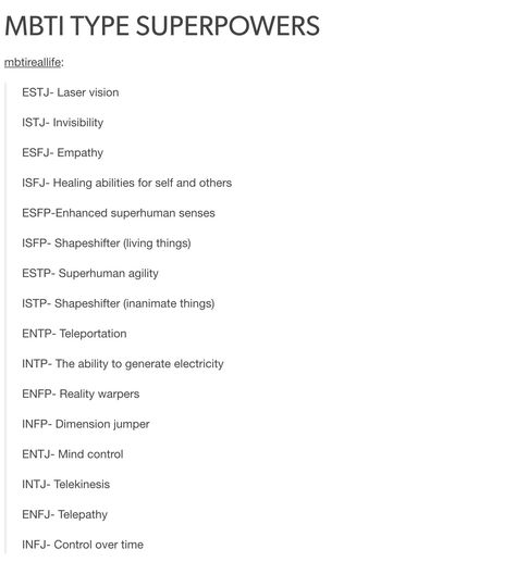 MBTI & SuperPowers Mbti Friends, Writing Personality, Mbti Enneagram, Isfj Personality, Briggs Personality Test, Laws Of Nature, Meyers Briggs, Enfp Personality, Intj And Infj