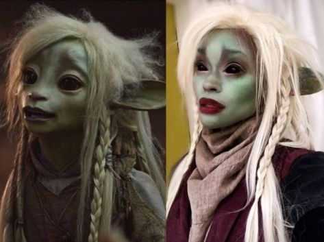 Troll Costume, Disney Inspired Fashion, Horror Makeup, Dark Crystal, Quick Makeup, Disney Bound Outfits, Disney Inspired Outfits, Steampunk Cosplay, Blonde Bob Cuts