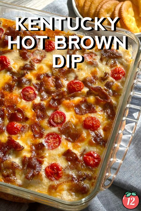 Kentucky Hot Brown Dip | 12 Tomatoes Kentucky Hot Brown Dip 12 Tomatoes, Kentucky Hot Brown Dip, Hot Brown Dip, Hot Brown Sandwich, Brown Sandwich, Derby Food, Kentucky Hot Brown, 12 Tomatoes Recipes, Hot Brown