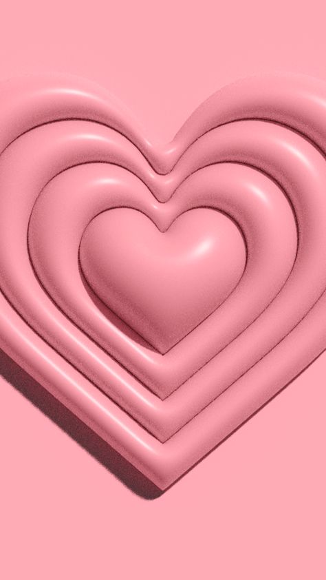 Ipad 3d Wallpaper, Illustrator Wallpaper, Wallpaper Pink Aesthetic, Heart Aura, D Wallpaper, Iphone Wallpaper Pink, Grey Wallpaper Iphone, 3d Wallpaper Cute, Faraway Tree