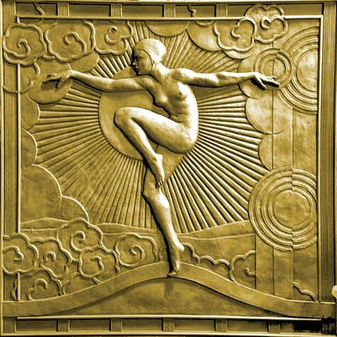 Art Deco Mural, Art Deco Artists, Lino Art, Art Deco Sculpture, Art Deco Buildings, Art Deco Patterns, Relief Sculpture, Antique Doors, Art Deco Home