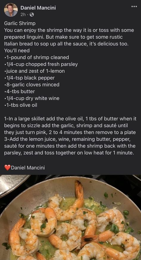 Daniel Mancini Recipes, Daniel Mancini, Maklike Resepte, Rustic Italian Bread, Keto Seafood, Seafood Dish Recipes, Quick Meal Prep, Fish Dinner Recipes, Recipes Savory