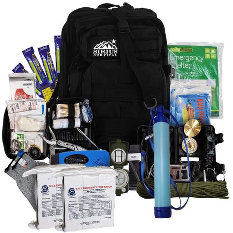 Prepare your family for any emergency with the Vital 72 Hour Emergency Survival Kit. ClickHere: https://tripletoutdoors.com/products/vital-72-hour-emergency-survival-kit-for-family-be-prepared-for-hurricanes-floods-tornadoes-or-other-disasters-72-hours-of-food-water-for-2-per-bag This comprehensive kit includes essential supplies to sustain your family for 72 hours in the event of a disaster or crisis. From food and water to first aid and communication tools, we've got you covered. Don't w... Travel Survival Kit, Backpack Survival Kit, Survival Backpack, Emergency Survival Kit, Emergency Preparedness Kit, Emergency Bag, Survival Supplies, Emergency Shelter, Glass Breaker