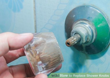 Image titled Replace Shower Knobs Step 5 Shower Faucet Replacement, Old Bathtub, Shower Nozzle, Leaky Faucet, Shower Filter, Shower Fixtures, Diy Plumbing, Have A Shower, Faucet Handles