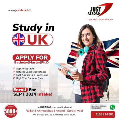 🎓🇬🇧 Looking to study in the UK? 🌟✈️   Let Just Abroad be your guide to pursuing your educational aspirations in one of the world's most renowned destinations.   From historic universities to modern campuses, the UK offers a diverse and enriching academic experience. Explore your options with #JustAbroad and unlock the doors to your future success!   #StudyInUK #FutureLeaders #DreamBig #GlobalEducation #EducationalAdventure #ExploreTheWorld #YourPathToSuccess #StudyAbroadGoals #UKExperience Global Education, To Study, Study Abroad, The Doors, About Uk, The Uk, University, Doors, Education