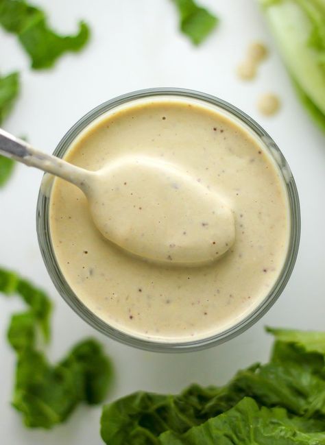 Learn how to make Real Caesar Salad Dressing with simple ingredients you may already have at home. So much tastier than bottled dressing! Ina Garden Ceasar Salad, Savoury Sauces, Ceasar Dressing, Caesar Salad Dressing Recipe, Salad Dressing Recipe, Mayonnaise Recipe, Resep Salad, Caesar Salad Dressing, Caesar Salad Recipe