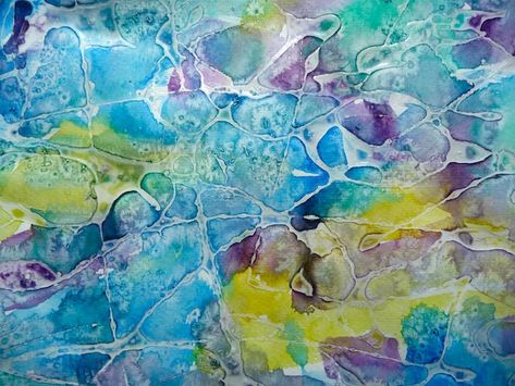 PaperArtsy: 2016 Topic 7 : Resists {Challenge} Painting With Salt, Seafood Curry, Salt Painting, Beautiful Collage, Watercolor Techniques, Create Art, Art Activities, Art Plastique, Bullet Journaling