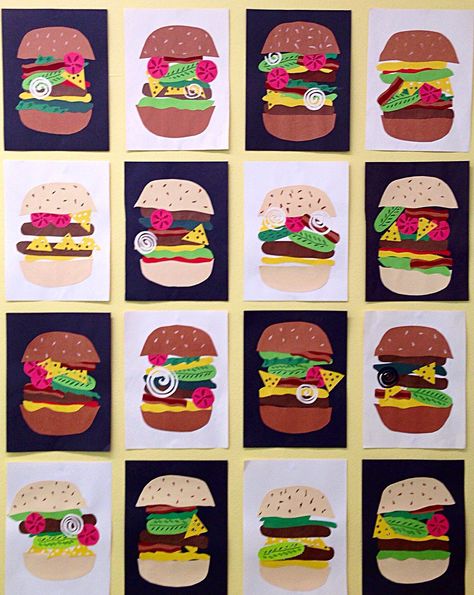 Letter of the Week H -- Hamburgers Hamburger Preschool Craft, Burger Crafts For Kids, Hamburger Crafts For Kids, Hamburger Craft, Hamburger Paper Craft, Burger Craft, National Cheeseburger Day Activities, Burger Printable, Letter H Crafts