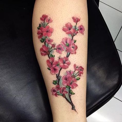 Cherry Blossom Tree Tattoo, Blossom Tree Tattoo, Cherry Tattoos, Flower Tattoo Meanings, Kunst Tattoos, Wild Tattoo, Blossom Tattoo, Cherry Blossom Tattoo, Tattoo Designs And Meanings