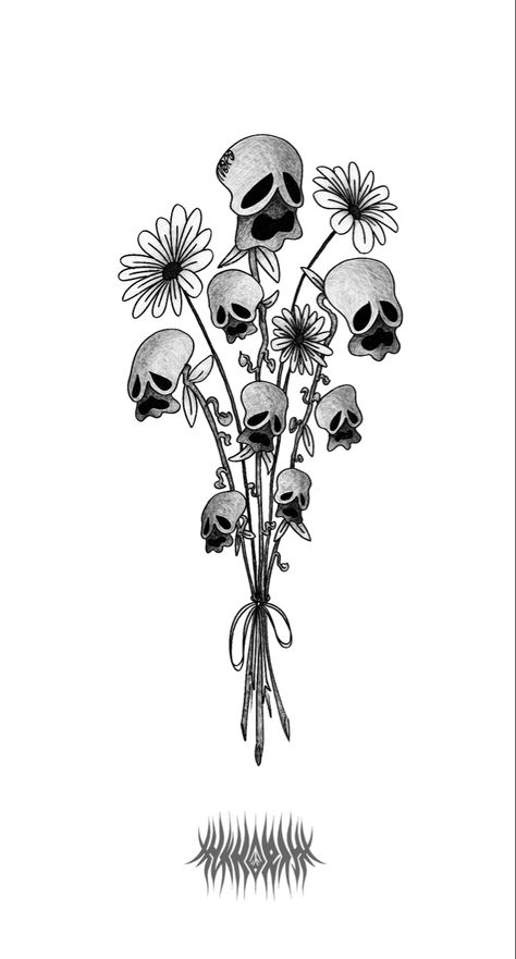 Scary Flowers Tattoo, Dried Snapdragon Tattoo, Rotting Flowers Drawing, Dangerous Flower Drawing, Snapdragon Drawing, Snapdragon Flowers Tattoo, Snap Dragon Tattoo, Snapdragon Tattoo, Punk Flower