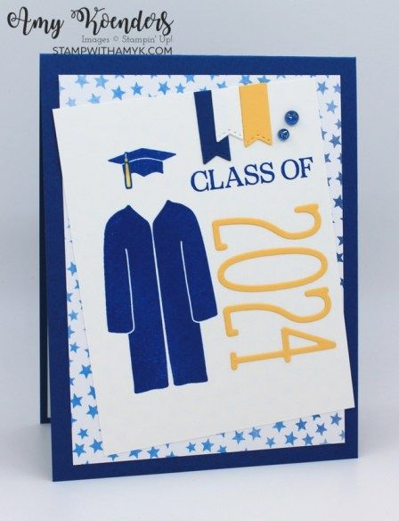 Su Graduation Card Ideas, Graduation Cards Stampin Up Handmade, Stampin Up Graduation Cards, Paper Petals, Gown Graduation, Graduation Cards Handmade, Diy Father's Day, Grad Cards, Scrapbooking Cards