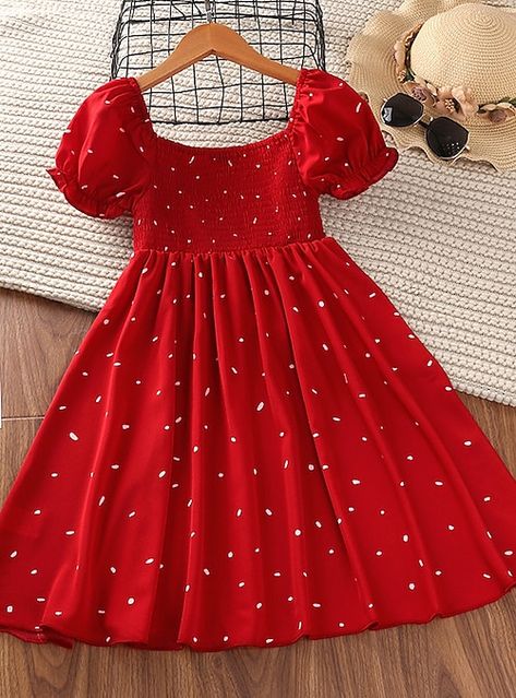 Bella Dresses, Cheap Dresses Casual, Robes Vintage, Christmas Dresses, Girl Dress Patterns, Cute Dress Outfits, Cheap Dresses Online, Baby Frocks Designs, Korean Dress