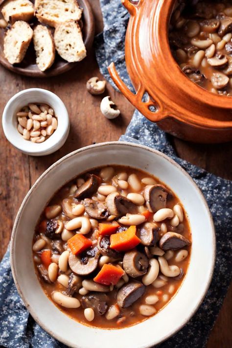 Cozy White Bean Mushroom Stew Recipe

Ingredients

- 1 tablespoon olive oil
- 1 onion, diced
- 3 cloves garlic, minced
- 2 carrots, sliced
- 2 celery stalks, sliced
- 8 ounces mushrooms, sliced
- 1 can (15 ounces) white beans, drained and rinsed
- 4 cups vegetable broth
- 1 teaspoon dried thyme
- 1 teaspoon dried rosemary
- Salt and pepper to taste
- 2 cups kale, chopped
- 1 tablespoon lemon juice

Full Cooking Instructions on... Rosemary Salt, Dried Rosemary, Mushroom Stew, Cooking Dried Beans, Cottage Cheese Pancakes, Dried Thyme, Simple Green Salad, Vegetable Broth, How To Dry Rosemary