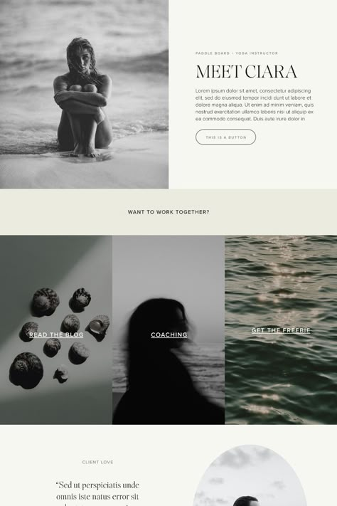 About Me Website Design Ideas, Website Design Inspiration Aesthetic, Website Design Styles, Brand Design Website, Website Inspo Aesthetic, Ethereal Website Design, Branding Design Website, Spiritual Web Design, Calm Website Design