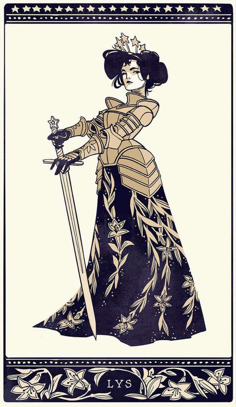 Lady Knight Illustration, Being Knighted Pose, Knight Training Outfit, Lady Knight Outfit, Lady Knight Aesthetic Outfit, How To Draw A Long Skirt, Knight Illustration Character Design, Royal Concept Art, Knight Drawing Character Design