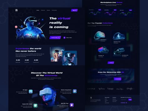 VR-Store Landing Page - UI Design! Ui Design Website, Homepage Design, Graffiti Drawing, Virtual World, Landing Page Design, Virtual Reality, Ui Ux Design, Landing Page, Page Design