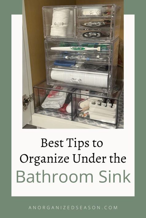 Organization For Bathroom, Under Bathroom Sink Storage, Sink Organization Bathroom, Bathroom Under Sink Organization, Sink Cupboard, Organization Challenge, Under Bathroom Sink, Bathroom Under Sink, Teen Bathrooms