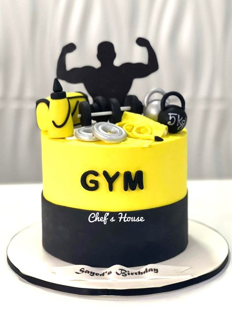 Gym Theme Cake, Body Builder Cake, Boys 16th Birthday Cake, Boys 16th Birthday, Fitness Cake, Green Birthday Cakes, Gym Cake, Sports Cake, Sports Themed Cakes