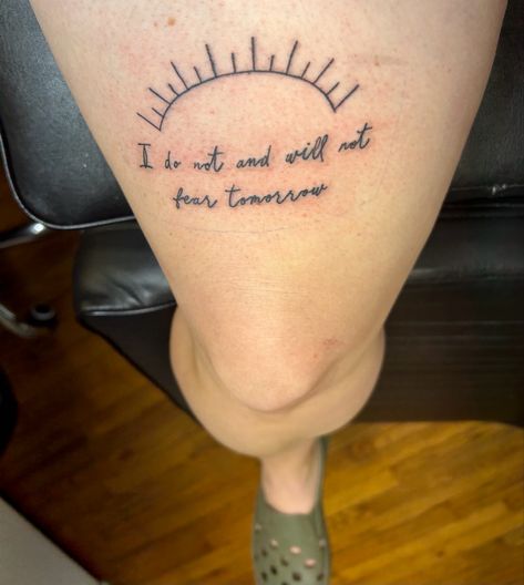 #fearandfridays #zachbryan #tattoo #lyrictattoos Chris Stapleton Tattoo, Fear And Fridays Zach Bryan Tattoo, Zach Bryan Tattoos Women, Zach Bryan Lyric Tattoo, Zach Bryan Inspired Tattoos, Chaotic Tattoo, Tattoo Ideas Leg, Scars Tattoo, Song Lyric Tattoos