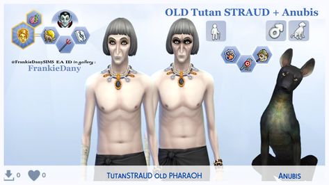 #FrankieDany original creation available in #theSIMS4 to download in #FrankieDany gallery EA (Origin) ⚱️ TutanSTRAUD is the egyptian ancestor of COUNT Vladislaus STRAUD IV (Maxis) vampire 😊 🔎 Search by TAG: #TutanSTRAUD ••• for just Anubis search by name: Anubis Egyptian Hound ••• or search by visiting FrankieDany profile in TheSims4 gallery 👋 😃 🥰 👍 The Sims4, The Originals