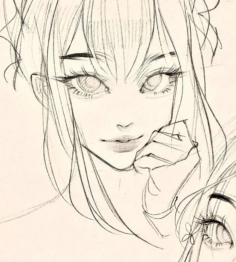 wavycaqe recuflo wavy sketches simple drawings simple illustrations girl drawing  asian girl drawing anime drawing cute drawing Realistic Sketch, Animation Art Sketches, Concept Art Drawing, Arte Sketchbook, Realism Art, Art Drawings Sketches Creative, Realistic Art, Commissions Open, Realistic Drawings