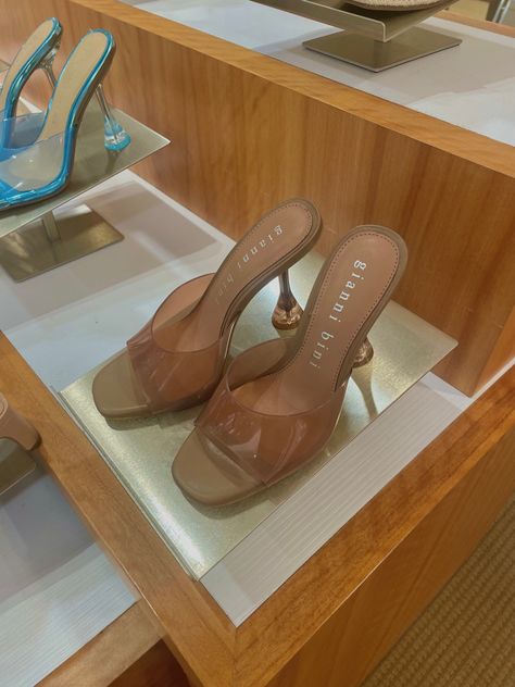 Gianni Bini | brown Heel | Clear Heel | Square toe Heel | nude sandal Gianni Bini Heels, Nude Sandals, Square Toe Heels, Brown Heels, Clear Heels, Gianni Bini, Sling Backs, Perfect Fit, Sandals