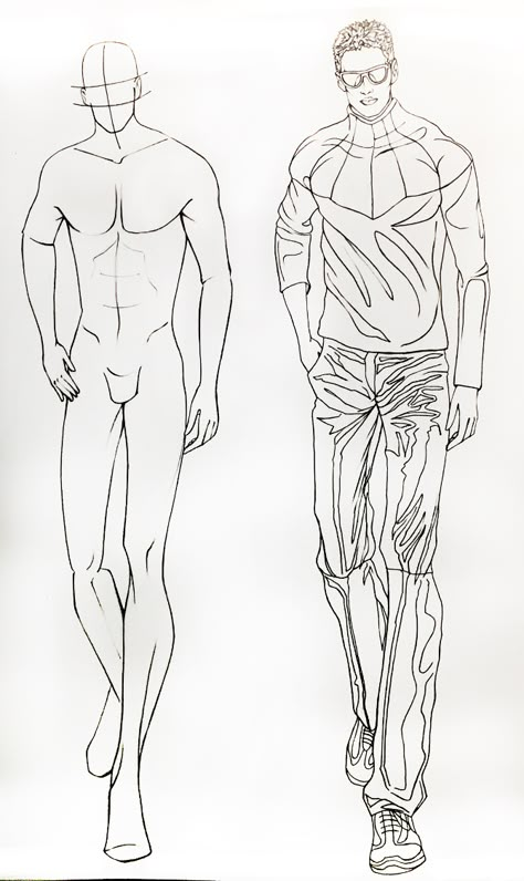 Mens Croqui Poses, Man Fashion Illustration Sketches, Male Pose Illustration, Male Illustration Poses, Man Posture Drawing, Men Croquis Fashion Illustrations, Fashion Mannequin Sketch Male, Men’s Croquis, Male Croquis Fashion Illustrations Front And Back