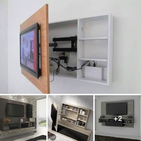 TV Bedroom Tv Unit Design, Ruang Tv, Gray House, Living Room Tv Unit, Tv Wall Decor, Tv In Bedroom, Tv Wall Design, Tv Unit Design, Living Room Tv Wall