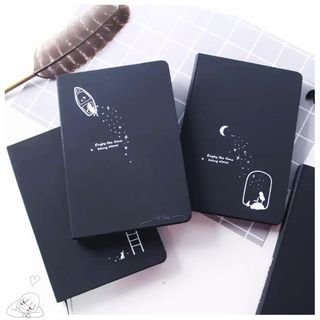 𝓜𝓲𝓾 (@miu.stationery) • Instagram photos and videos Diary Cover Design, Galaxy Notebook, Book Journaling, Notebook Mockup, Diy Notebook Cover, Travel Journaling, Journal Black, Notebook Diy, Diary Design