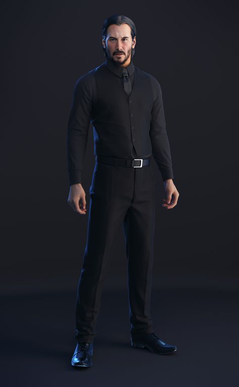 ArtStation - John Wick Updated, Ismael Ramos John Wick Aesthetic, Baba Jaga, Keanu Reeves John Wick, Black Suit Men, Designer Suits For Men, Fashion Suits For Men, Aesthetic Style, Black Suit, Wedding Suits Men