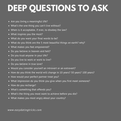 PIN + INSTA // Kee_ah_ruh ✩ Deep Talks Questions About Love, Life Development, Deep Conversation Topics, Conversation Starter Questions, Questions To Get To Know Someone, Borrowed Time, Deep Questions To Ask, Journal Questions, Conversation Topics