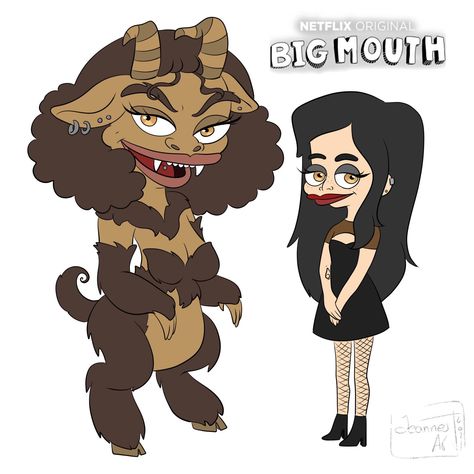 Big Mouth Hormone Monster Oc, Hormone Monster Oc, Bigmouth Fanart, Hormone Monster, Mouth Painting, Easy Funny Halloween Costumes, Mouth Drawing, 90s Cartoons, Big Mouth