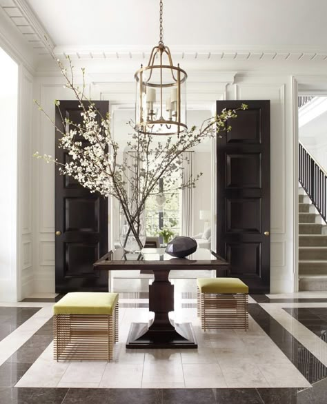 Thomas Pheasant, The Golden Girls, Foyer Design, Hall Design, Williams Sonoma Home, Entry Foyer, Golden Girl, Entrance Hall, Home Interiors