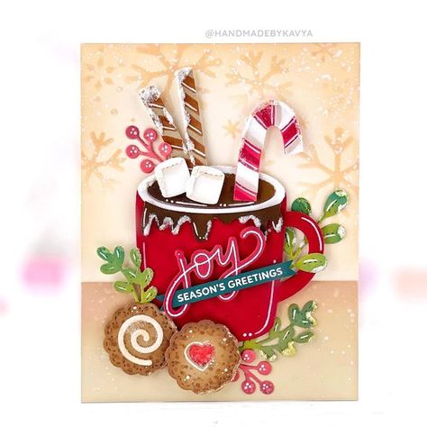 Wreath Stamp, Winter Mugs, Winter Mug, Winter Foliage, Scrapbooking Paper Crafts, Coffee Cards, Pretty Pink Posh, Pine Wreath, Valentines Mugs