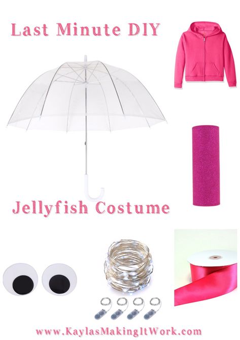 Halloween Jellyfish, Jellyfish Halloween Costume, Jellyfish Halloween, Diy Jellyfish, Jellyfish Costume, Fish Costume, Jellyfish Craft, Crocheted Jellyfish, Diy Costumes Kids