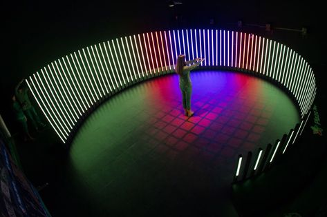 Installation Interactive, Immersive Installation, Interactive Lighting, Interactive Installations, Sound Installation, Sound Art, Lighting Concepts, Interactive Installation, Solar Installation