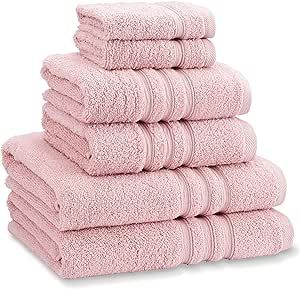 Fluffy Bath Towels, Catherine Lansfield, Pink Towels, Cotton Hand Towels, Pink Bathroom, Towel Pattern, Luxury Towels, Towel Collection, Cotton Bath Towels