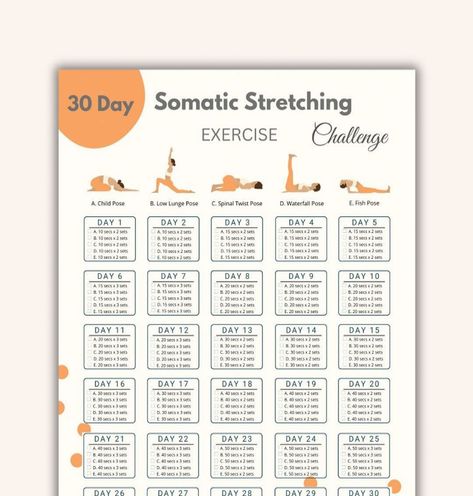 Somatic stretching is helpful for your body, mind, and spirit -- an accessible way to nurture yourself, release tension and stress, and recover from pain and injury. Here are benefits that somatic exercises will bring to you ✔ Improved Mental Clarity ✔ Enhanced Coordination ✔ Improved Flexibility and Mobility ✔ Enhanced Mind-Body Connection ✔ Stress Reduction ✔ Pain Relief An...#Practice #Through #Within #Wellness #Wisdom #HealthyLiving #Somatic #the #NutritionTips #Unleashing #Yoga #Embodied 28 Day Somatic Workout Plan, Somatic Pilates, Somatic Stretching, Somatic Workout, Somatic Exercise, Somatic Yoga, Workout Printable, Somatic Healing, Somatic Exercises