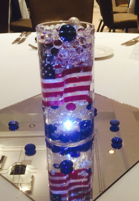 Military Centerpiece Ideas, Army Centerpiece Ideas, Pink Tables, Usmc Retirement, Sea Cadets, Marine Corps Birthday, Dollar Tree Centerpieces, Army Retirement, Promotion Party