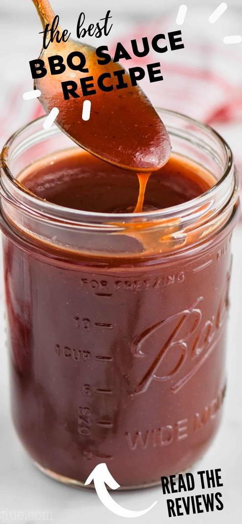 This BBQ Sauce Recipe is easy to throw together and absolutely delicious! Fast to make and with ingredients you already have on hand, you are going to make this homemade bbq sauce all the time. Sweet Barbecue Sauce Recipe, Best Bbq Sauce Recipe, Home Made Bbq Sauce, Homemade Barbeque Sauce, Asian Bbq Sauce, Best Bbq Sauce, Sweet Baby Rays Bbq Sauce, Homemade Barbecue Sauce Recipe, Barbeque Sauce Recipe