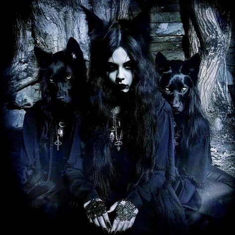 Werewolf mode: The big bad wolf and the three little goths!😜🖤 #bigbadwolf #blackmetal #goths Gothic Werewolf, Female Werewolf, Werewolf Romance, Werewolf Aesthetic, The Big Bad Wolf, Big Bad Wolf, Bad Wolf, Black Metal, Supernatural