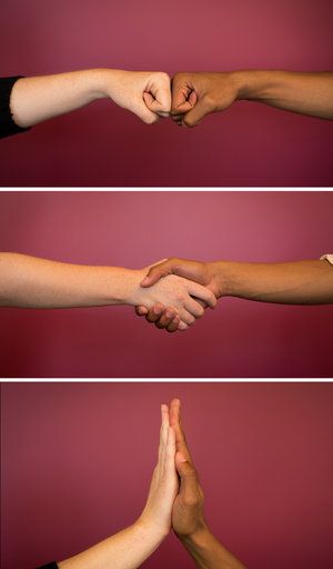 Fist Bumps Pass Along Fewer Germs Than Handshakes : Goats and Soda : NPR Student Centered Learning, Conference Ideas, 21st Century Learning, Ela Classroom, Learning Skills, Drawing Bases, Fist Bump, Science News, Skills To Learn