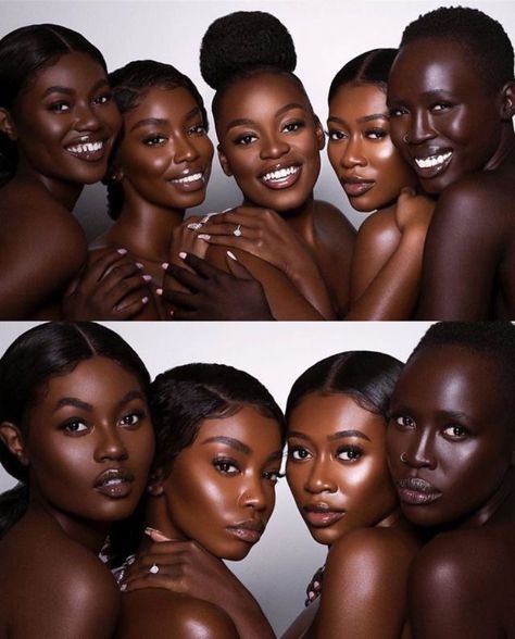 African Makeup, Cabello Afro Natural, Dark Skin Beauty, Glowing Makeup, Dark Skin Women, Mink Eyelashes, Black Power, Makeup Artists, Black Culture