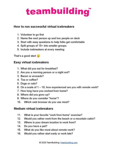 36 Fun Virtual Team Building Activities for Remote Teams Work Scavenger Hunt Team Building Fun, Virtual Team Huddle Ideas, Fun Remote Work Activities, Team Building Themes Ideas, Supervisor Team Building, In Office Team Building Ideas, Remote Team Building Ideas, Supervising A New Team, Team Building Virtual Activities