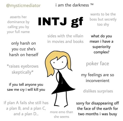 Intj Core, Intj Humor, Intj Women, Intj T, Intj Personality, Mbti Relationships, Myers Briggs Personality Types, Mbti Character, Study Motivation Quotes